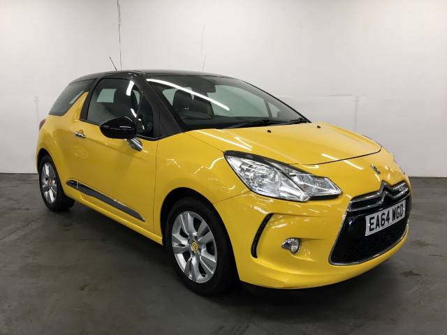 Citroen DS3 1.2 PureTech Dsign Plus 3dr Hatchback Petrol Yellow